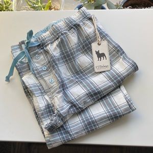 PJ Salvage plaid pajama bottoms NWT